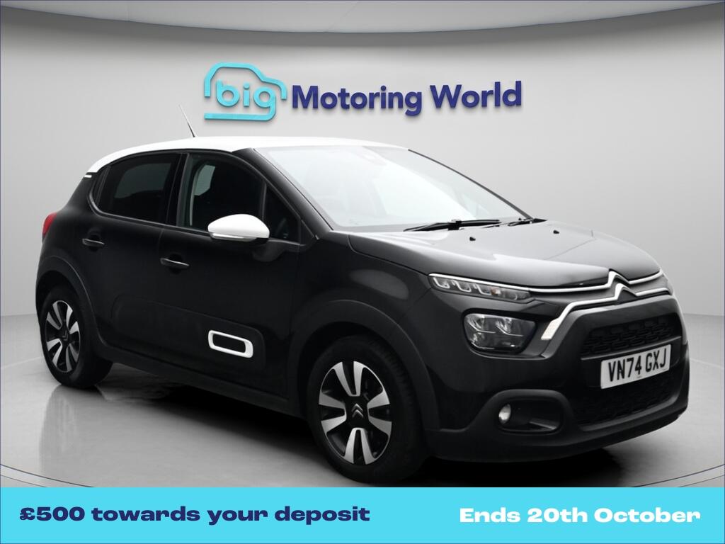 Black 2024 Citroen C3 Hatchback Front-wheel drive Manual