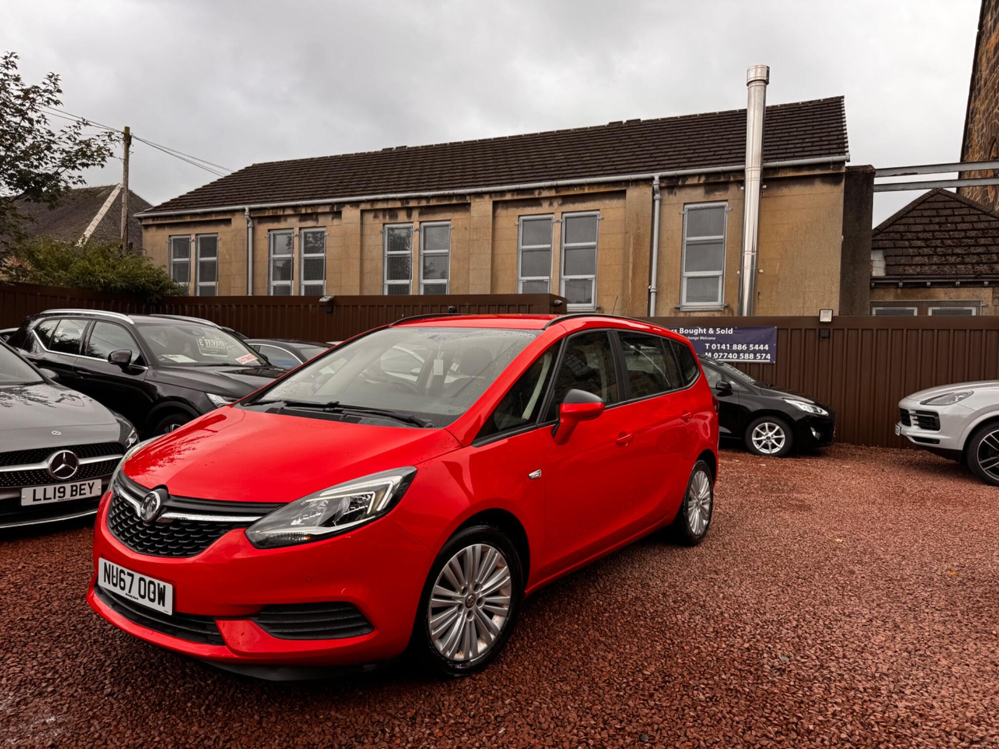 2017 Vauxhall Zafira Tourer in Red for sale