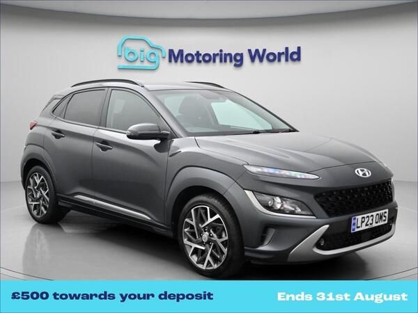 Grey 2023 Hyundai Kona Hatchback Front-wheel drive Automatic