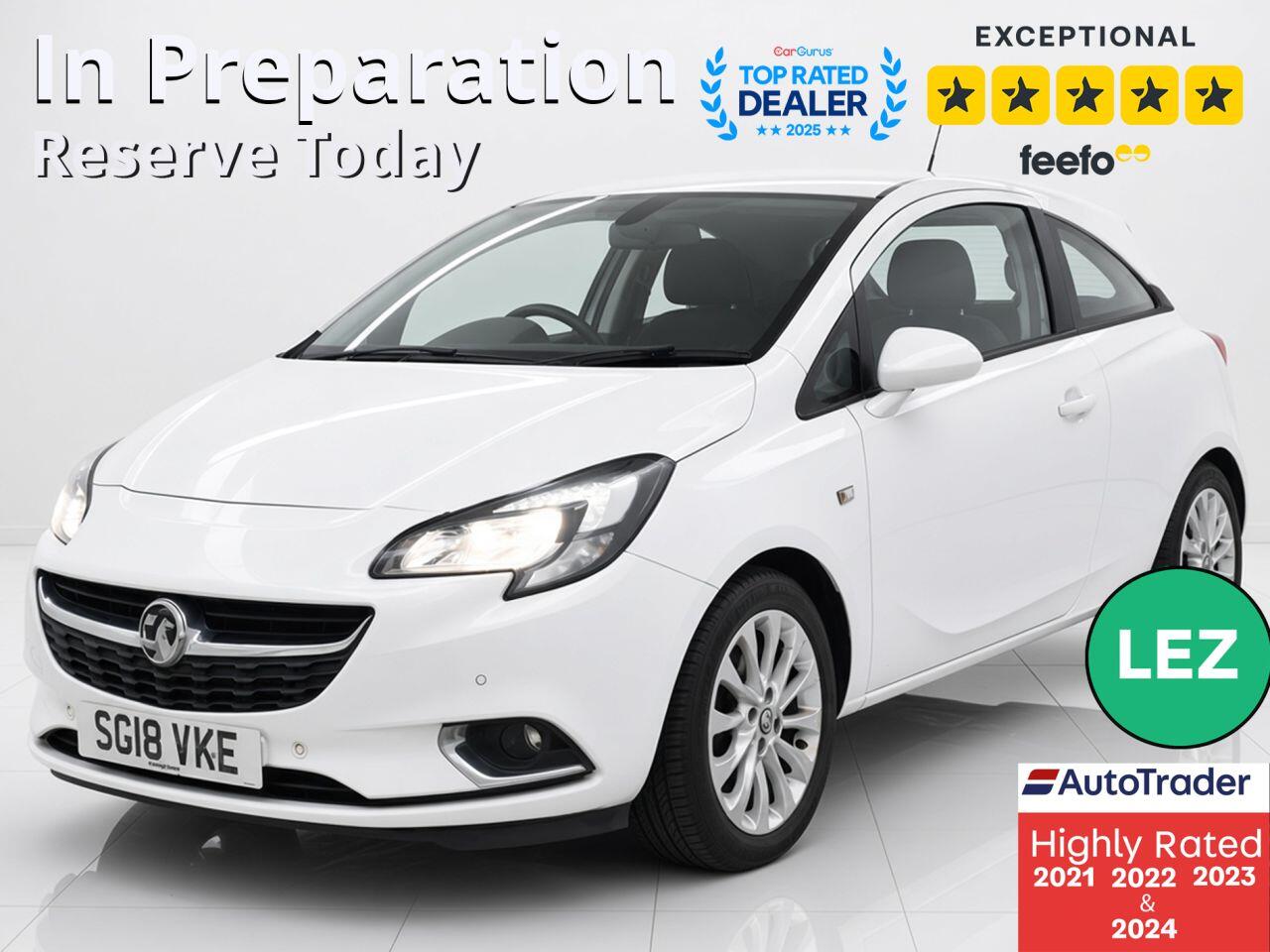 2018 Vauxhall Corsa in White for sale
