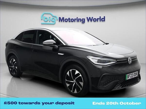 Black 2023 Volkswagen ID.5 Coupe Rear-wheel drive Automatic
