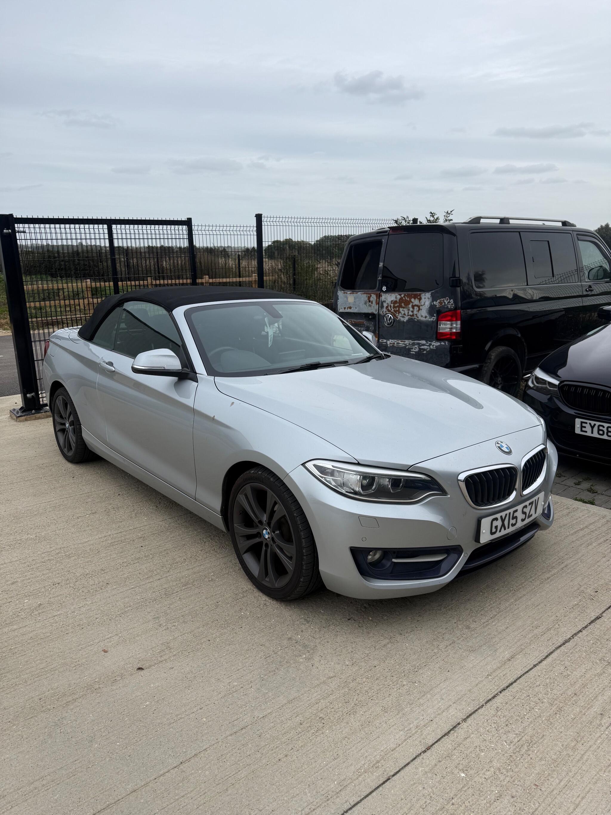 2015 BMW 2 Series in Silver for sale