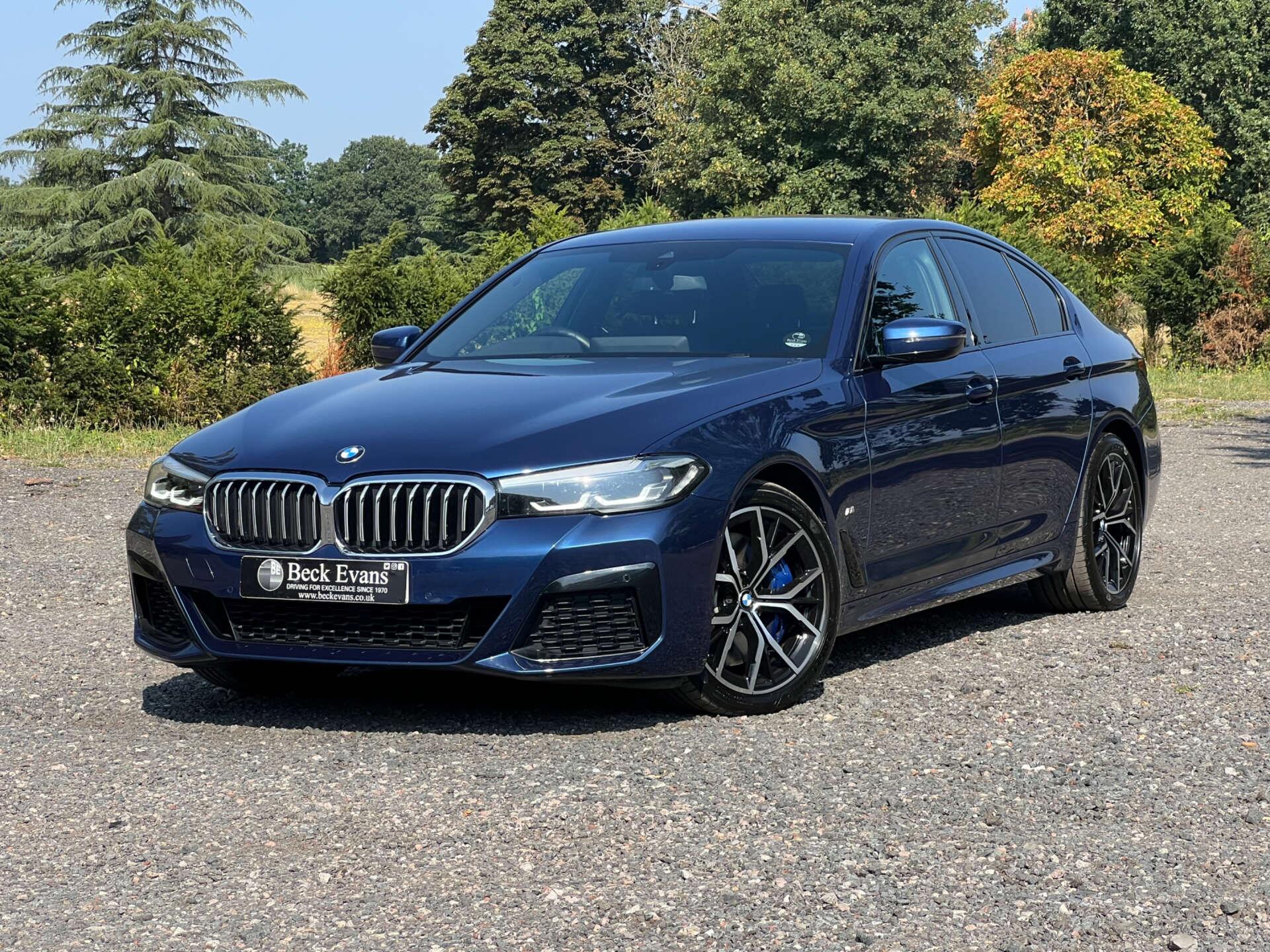 2021 BMW 5 Series in Blue for sale