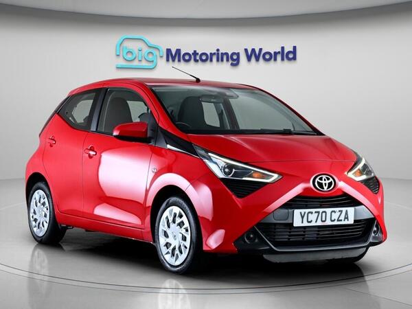 Red 2020 Toyota AYGO Hatchback Front-wheel drive Manual