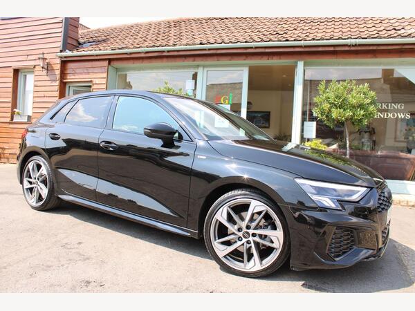 Black 2023 Audi A3 Hatchback Front-wheel drive Automatic