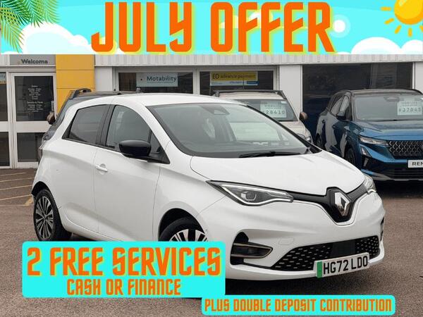 White 2022 Renault Zoe Hatchback Front-wheel drive Automatic