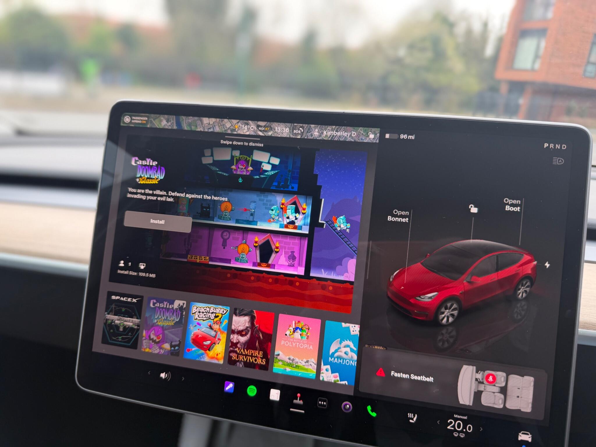 Tesla Model Y view 45