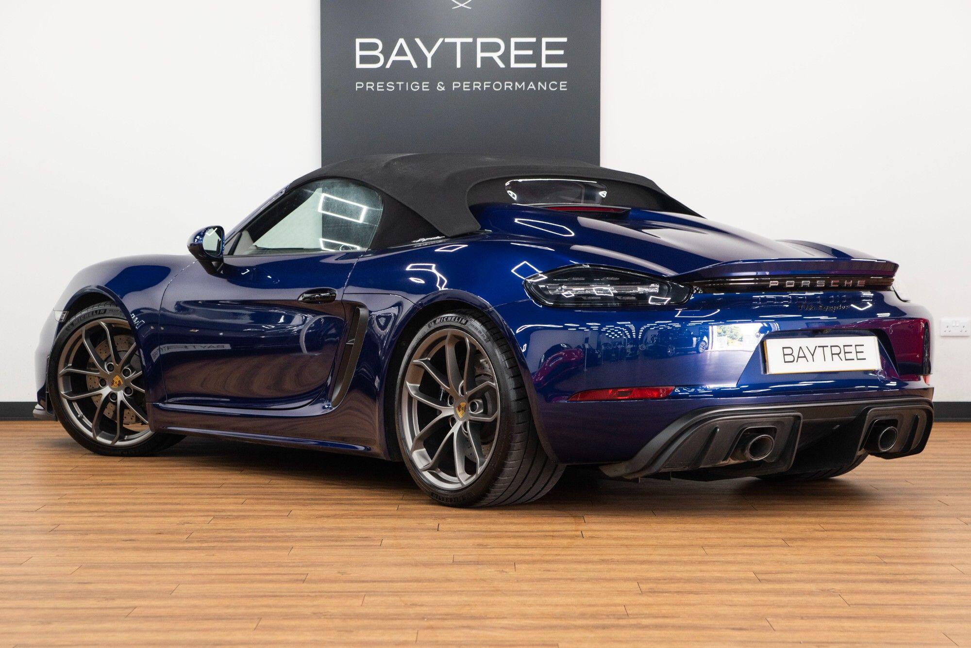Porsche 718 Spyder view 2