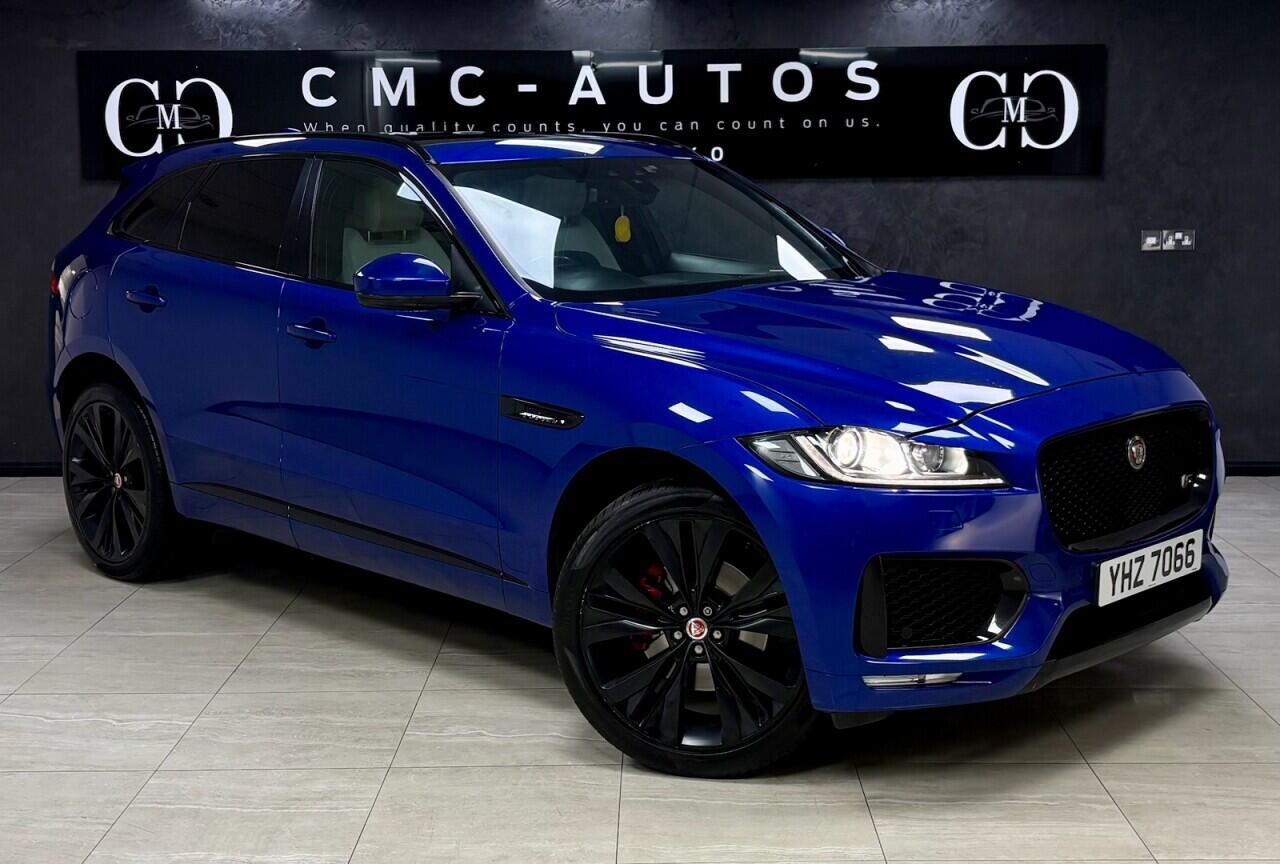2018 (S reg) Jaguar F-Pace in Blue for sale