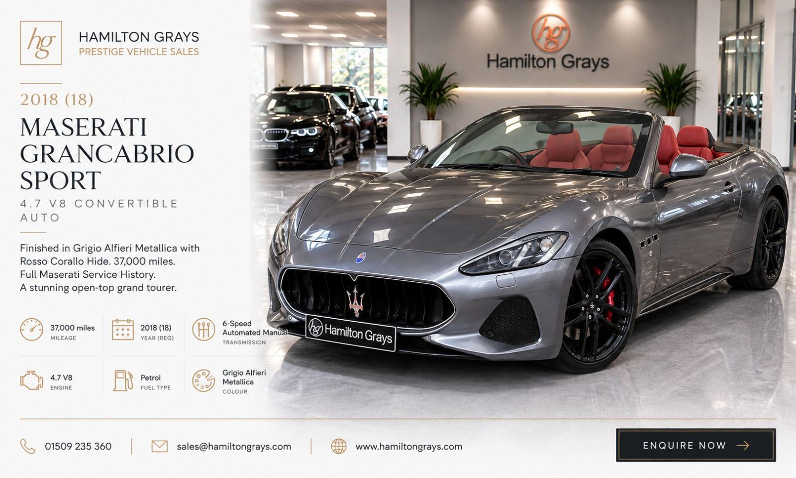 Maserati Grancabrio view 33