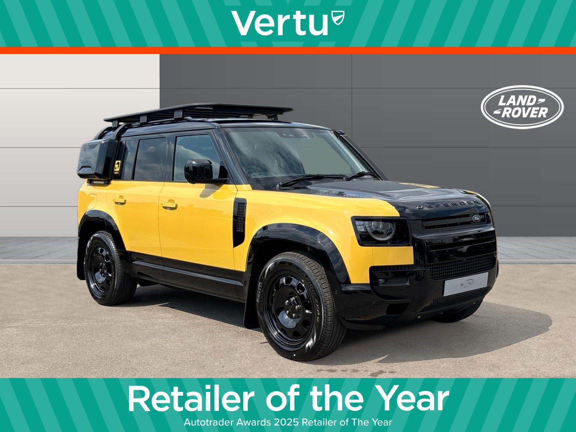 Land Rover Defender in Yellow for sale