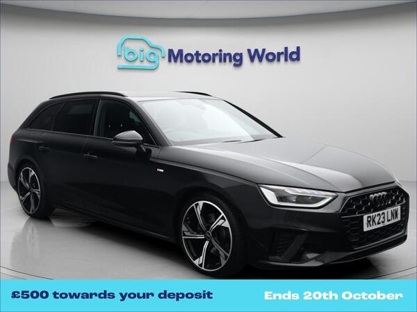 Black 2023 Audi A4 Estate Front-wheel drive Automatic
