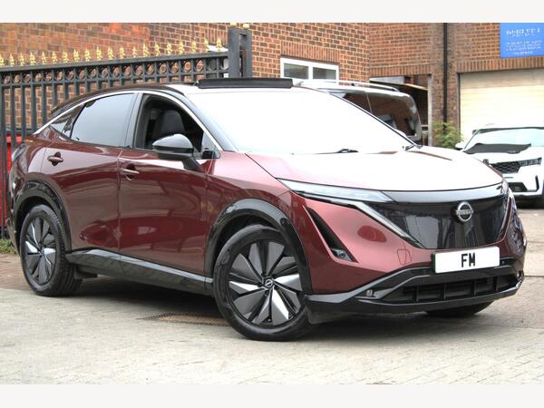Red 2023 Nissan Ariya Hatchback Front-wheel drive Automatic