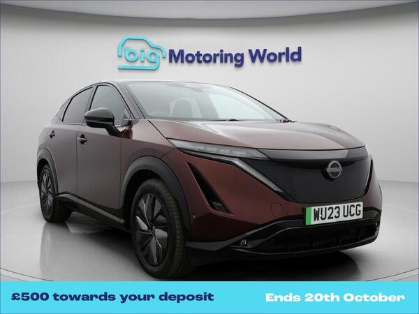 Red 2023 Nissan Ariya Hatchback All-wheel drive Automatic