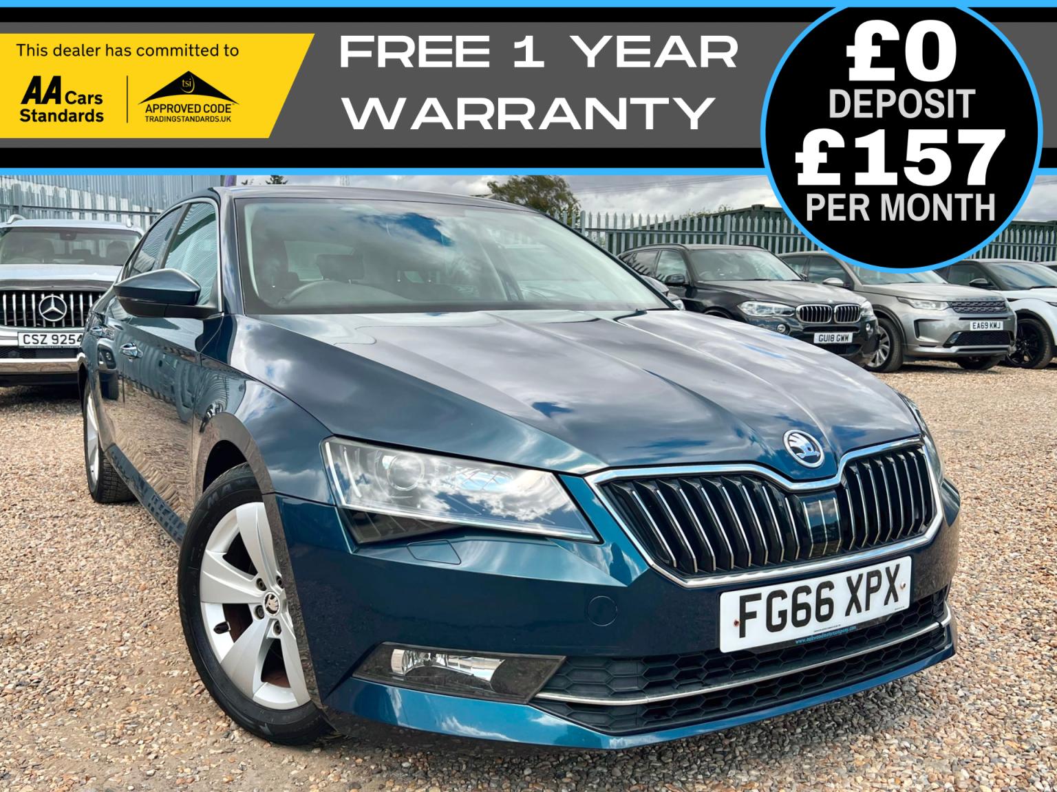 2016 Skoda Superb in Blue for sale