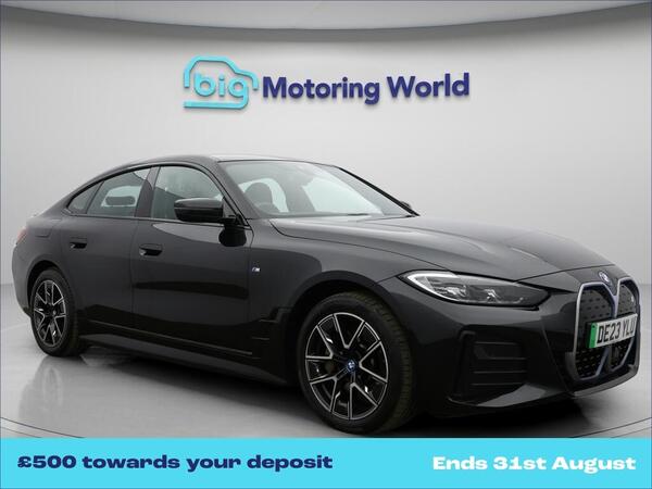 Black 2023 BMW i4 Hatchback Rear-wheel drive Automatic