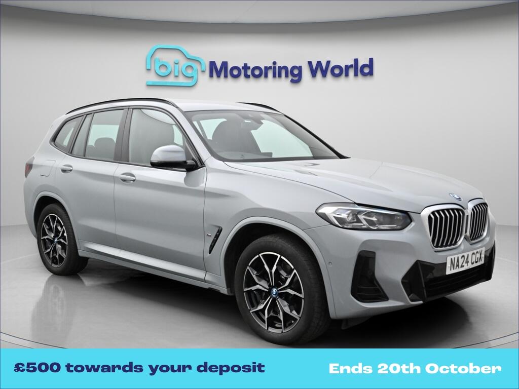 Grey 2024 BMW X3 SUV/Crossover All-wheel drive Automatic