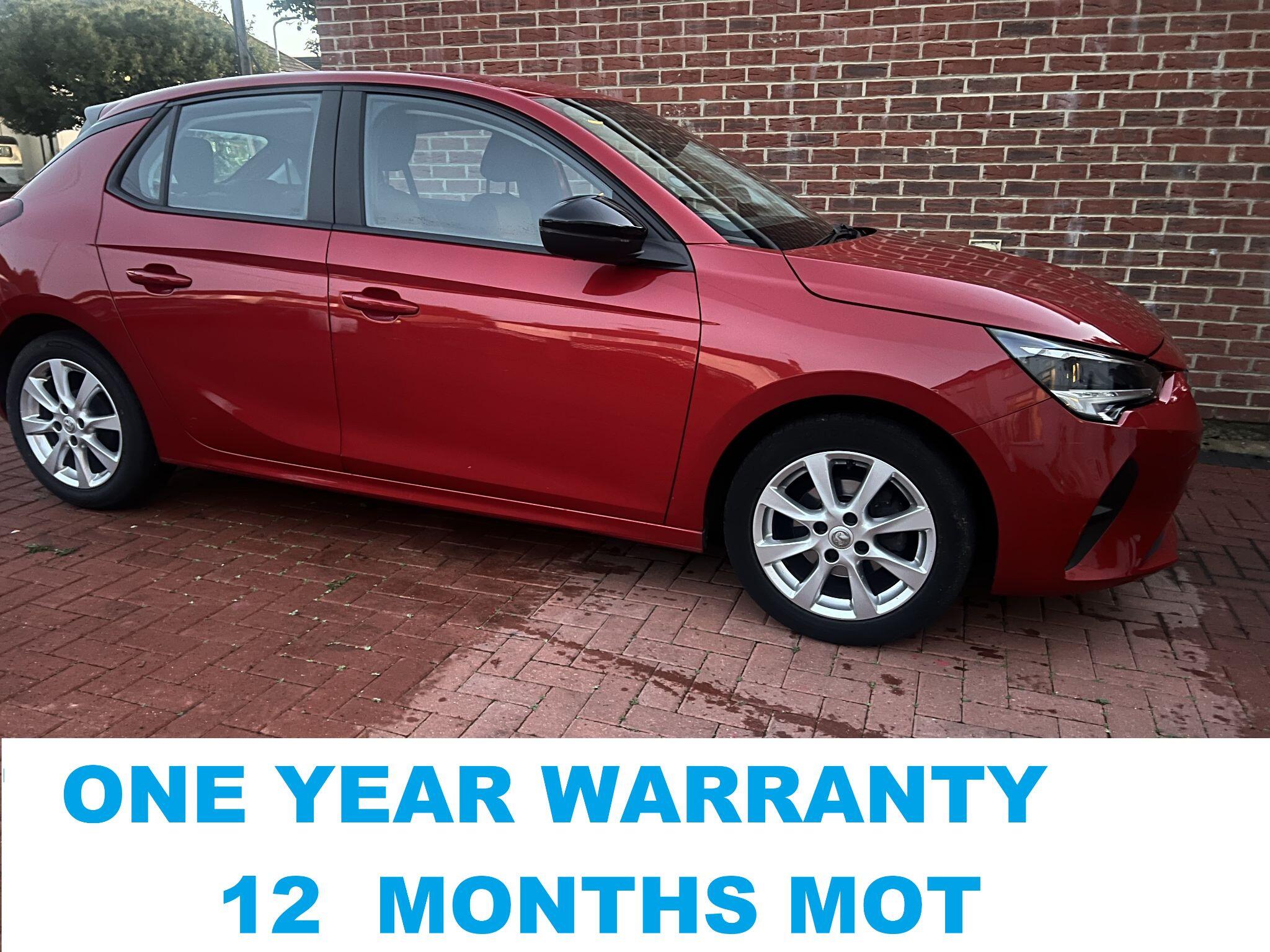 Red 2022 Vauxhall Corsa Hatchback Front-wheel drive Manual