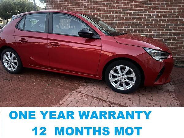 Red 2022 Vauxhall Corsa Hatchback Front-wheel drive Manual