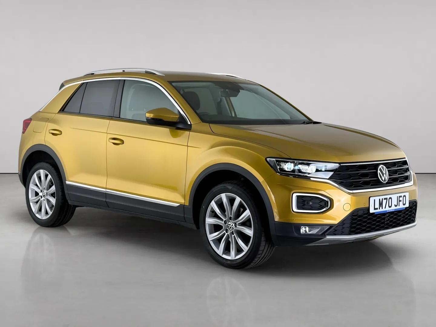 2020 Volkswagen T-Roc in Yellow for sale