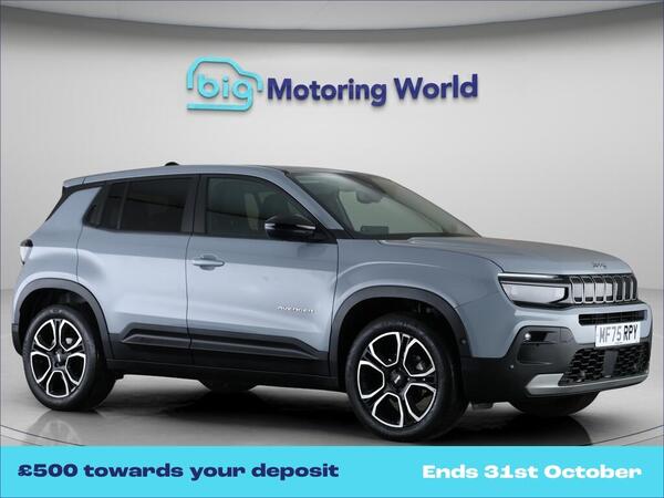 Grey 2026 Jeep Avenger Hatchback Front-wheel drive Manual