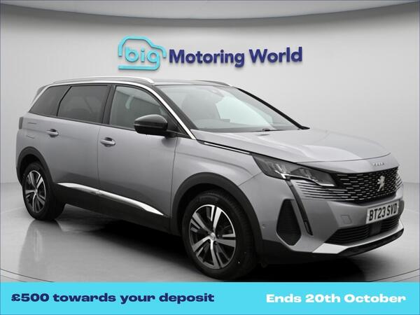 Grey 2023 Peugeot 5008 Estate Front-wheel drive Automatic