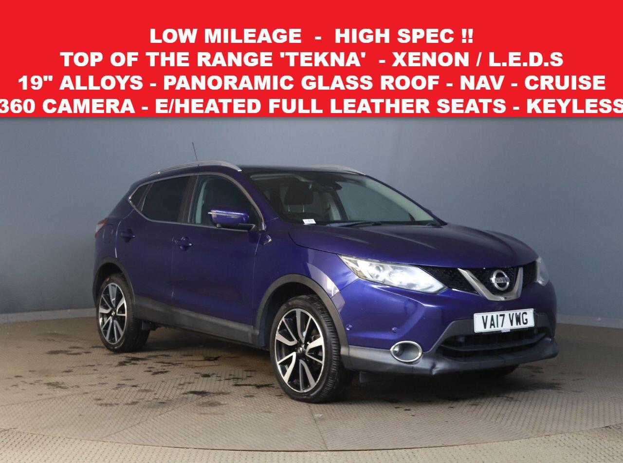 2017 Nissan Qashqai in Blue for sale