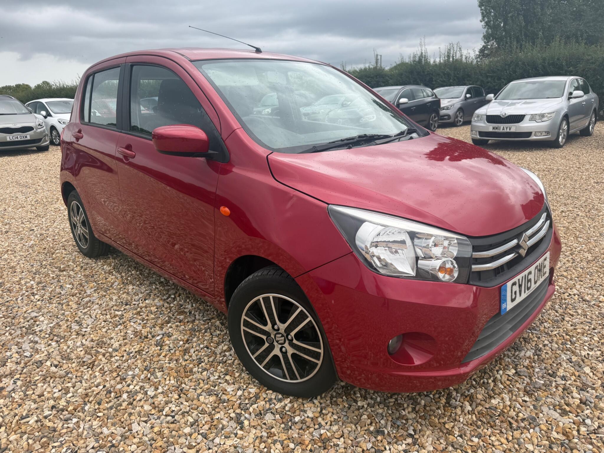 Red 2016 Suzuki Celerio Hatchback Front-wheel drive Manual