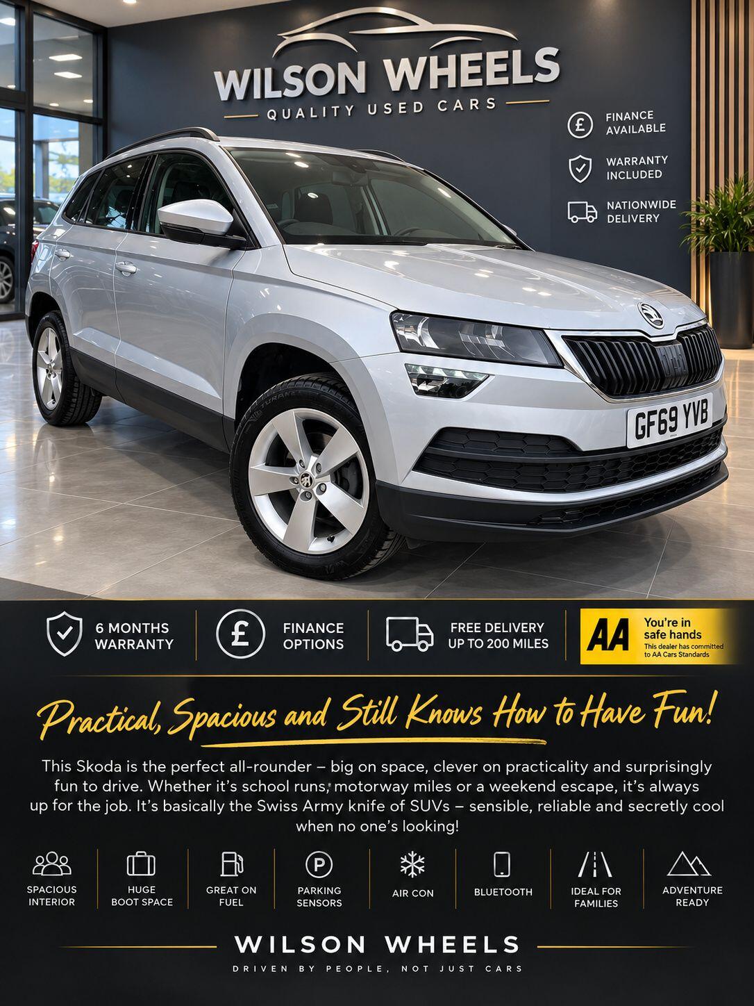 2019 Skoda Karoq in Silver for sale