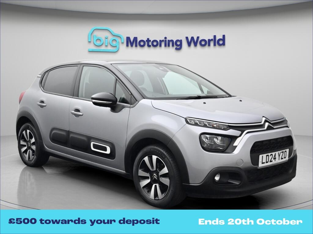 Grey 2024 Citroen C3 Hatchback Front-wheel drive Manual