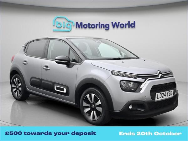 Grey 2024 Citroen C3 Hatchback Front-wheel drive Manual