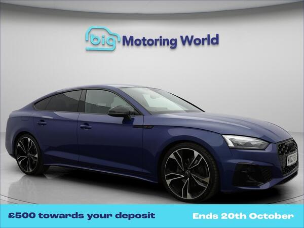 Blue 2023 Audi A5 Hatchback Front-wheel drive Automatic