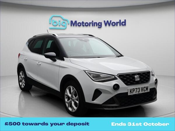 White 2023 Seat Arona Hatchback Front-wheel drive Manual