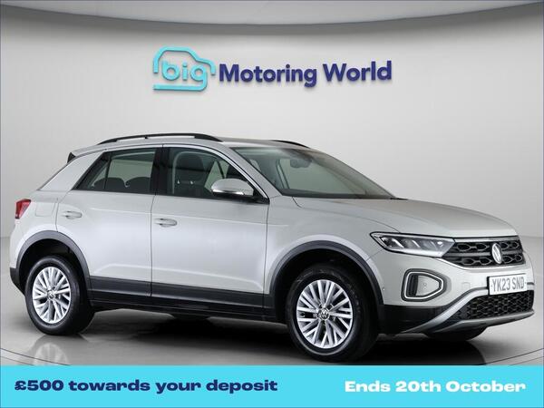 Grey 2023 Volkswagen T-Roc Hatchback Front-wheel drive Automatic