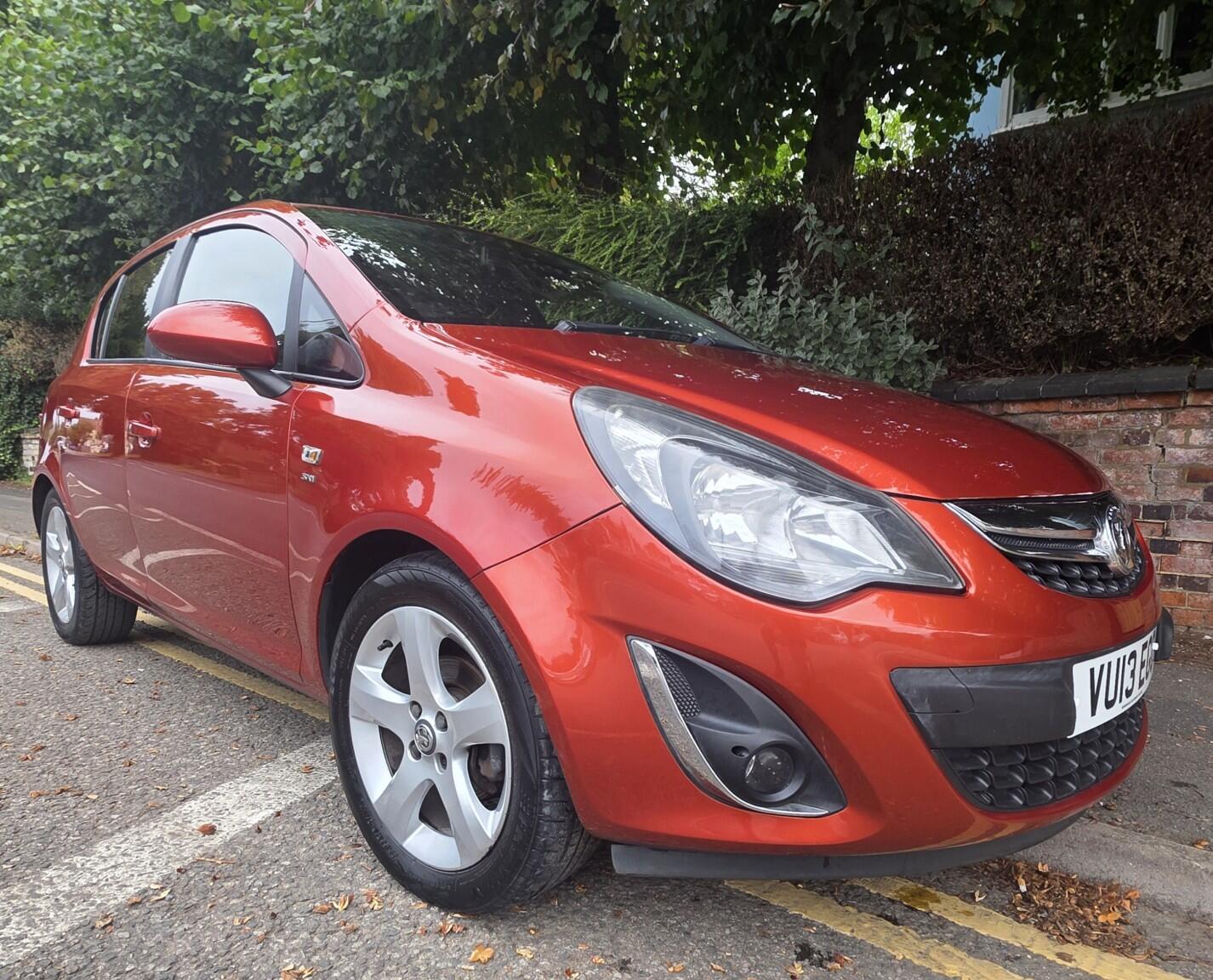 2013 Vauxhall Corsa in Orange for sale