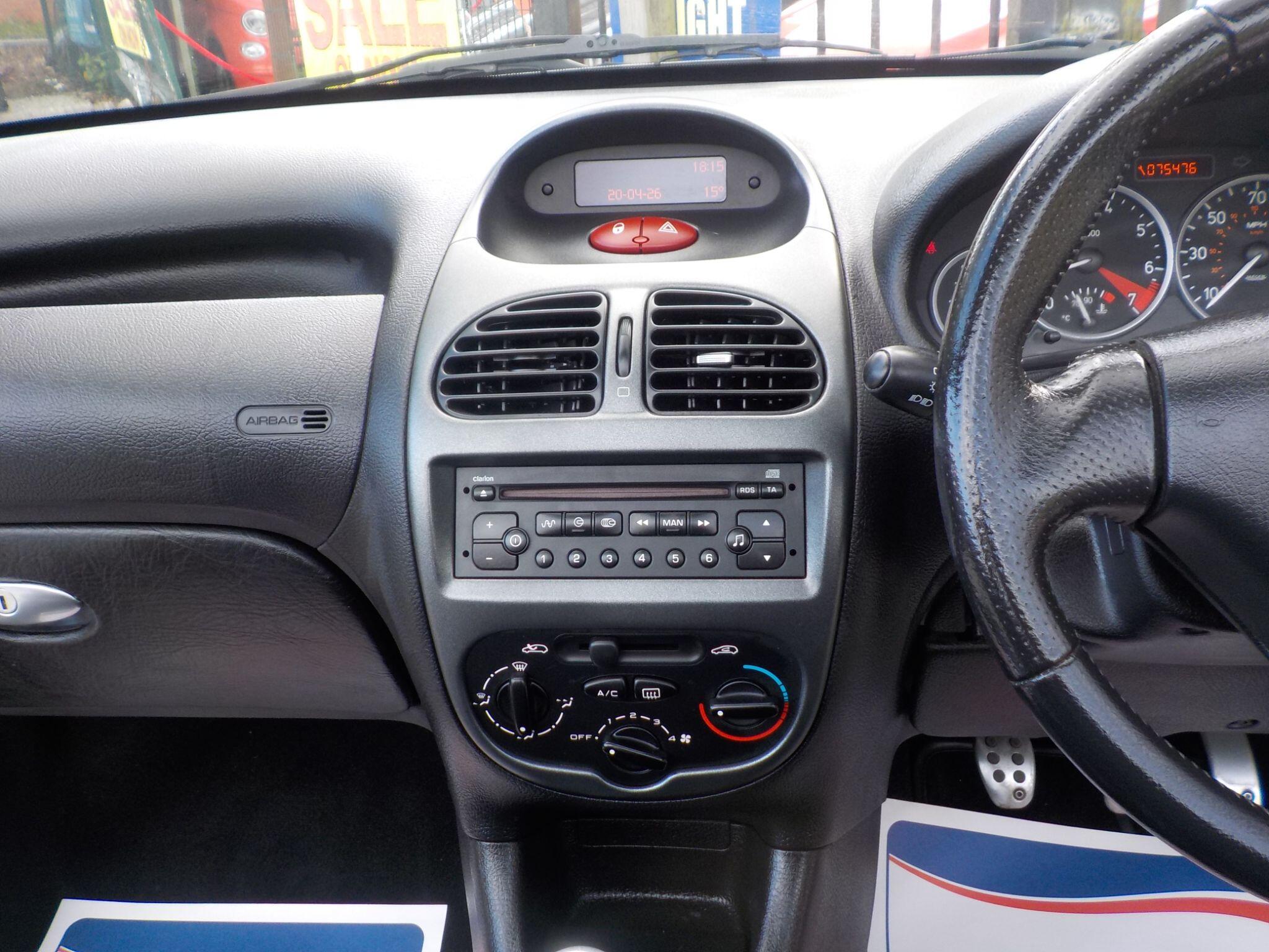 Peugeot 206 CC 1.6 Allure 2dr (a/c)