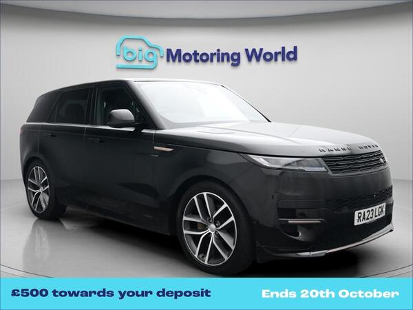 Black 2023 Land Rover Range Rover Sport SUV/Crossover All-wheel drive Automatic