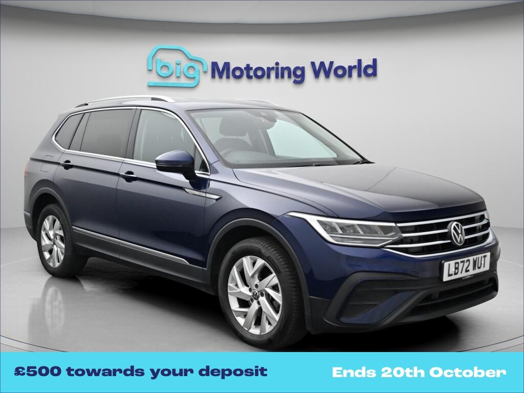 Blue 2022 Volkswagen Tiguan Allspace Estate Front-wheel drive Automatic