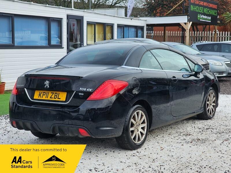 2011 Peugeot 308 CC 1.6 e-HDi Access Euro 5 (s/s) 2dr • 74,000 miles image 6