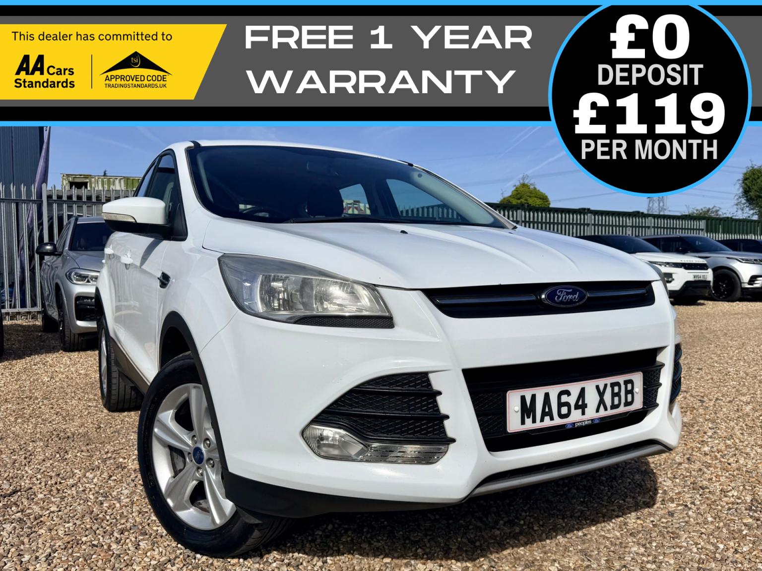 2014 Ford Kuga in White for sale
