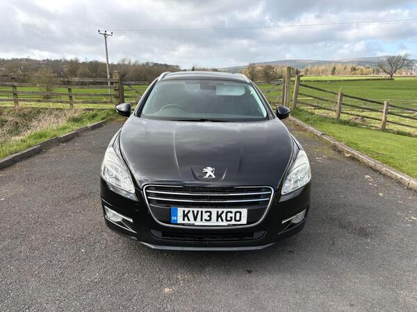 Black 2013 Peugeot 508 SW 1.6TD Active 1.6HDi FAP Estate Front-wheel drive Manual