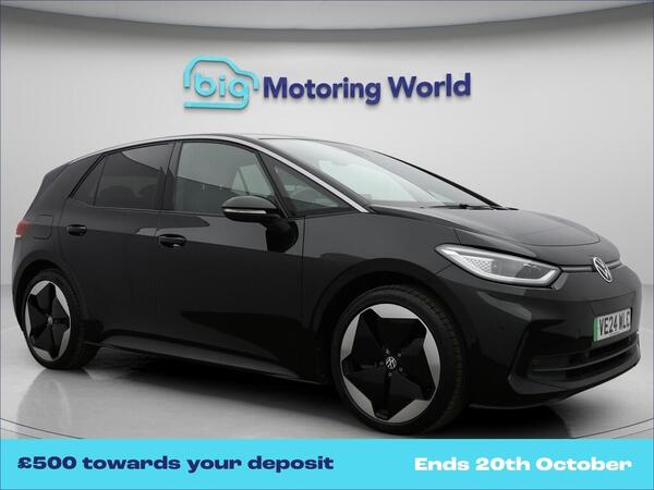 Black 2024 Volkswagen ID.3 Hatchback Rear-wheel drive Automatic