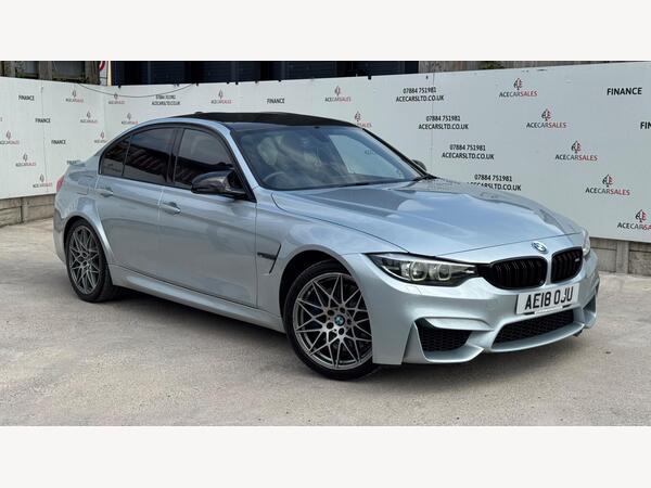 Blue 2018 BMW M3 Saloon Rear-wheel drive Automatic