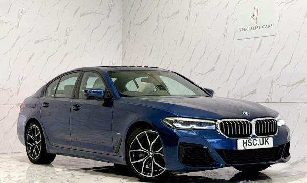 2022 BMW 5 Series in Blue for sale