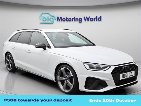 White 2021 Audi A4 Estate Front-wheel drive Automatic