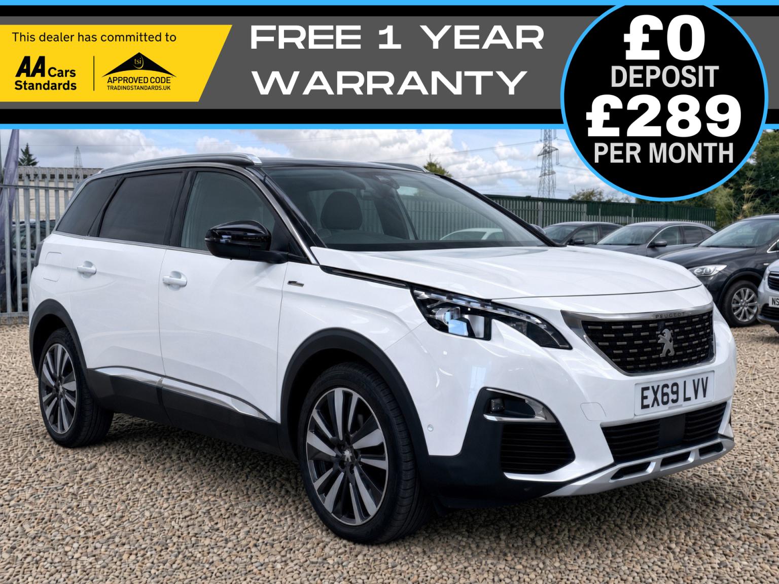 2019 Peugeot 5008 in White for sale