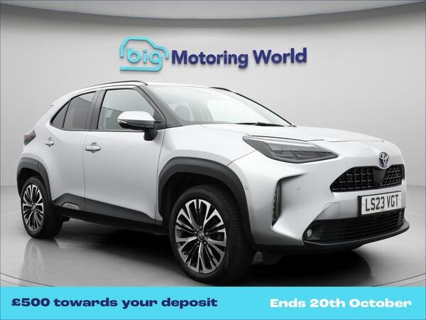 Silver 2023 Toyota Yaris Cross Estate Front-wheel drive Automatic