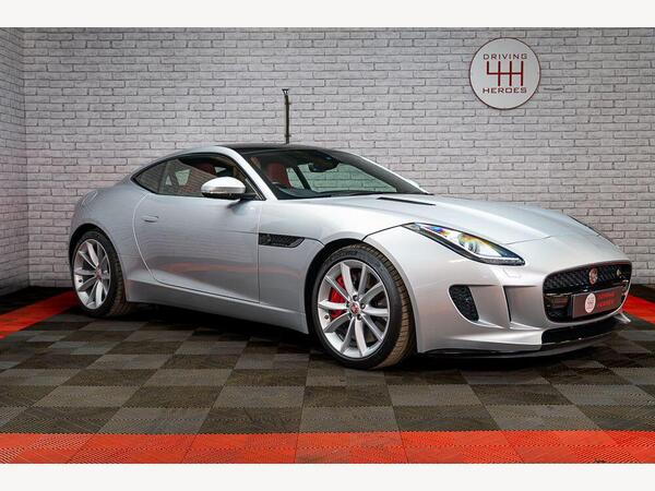 Silver 2016 Jaguar F-TYPE Coupe Rear-wheel drive Automatic