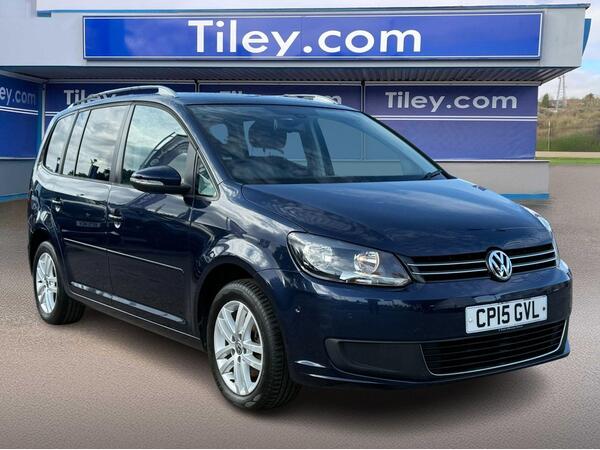 Blue 2015 Volkswagen Touran MPV Front-wheel drive Manual