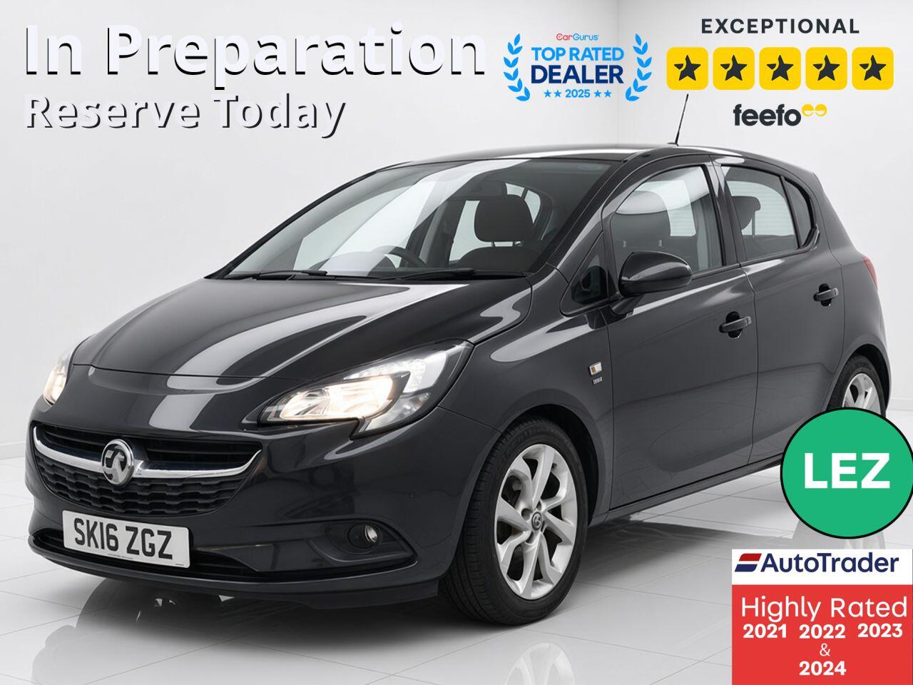 2016 Vauxhall Corsa in Black for sale